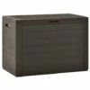 LES TENDANCES Coffre De Rangement Jardin Polypropylène Marron Stag 78 Cm -Rangement de jardin Soldes 66903070 1
