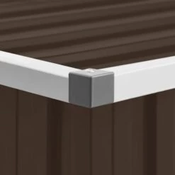 LES TENDANCES Boîte De Rangement De Jardin Marron 149x99x93 Cm -Rangement de jardin Soldes 66923568 2