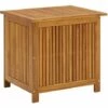 LES TENDANCES Boîte De Rangement De Jardin 60x50x106 Cm Bois D'acacia Solide -Rangement de jardin Soldes 66924313 1