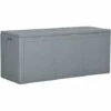 LES TENDANCES Boîte De Rangement De Jardin 270 L Gris PP -Rangement de jardin Soldes 66924671 1
