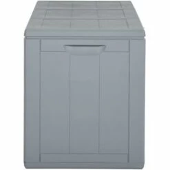LES TENDANCES Boîte De Rangement De Jardin 270 L Gris PP -Rangement de jardin Soldes 66924671 5
