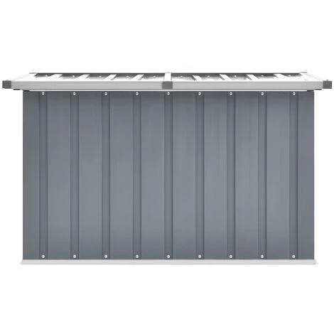 LES TENDANCES Boîte De Rangement De Jardin Gris 109x67x65 Cm 5 LES TENDANCES Boîte De Rangement De Jardin Gris 109x67x65 Cm – Image 3