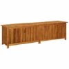 LES TENDANCES Boîte De Rangement De Jardin 200x50x58 Cm Bois D'acacia Solide -Rangement de jardin Soldes 66925283 1