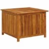 LES TENDANCES Boîte De Rangement De Jardin 75x75x58 Cm Bois D'acacia Solide -Rangement de jardin Soldes 66925649 1