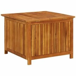 LES TENDANCES Boîte De Rangement De Jardin 75x75x58 Cm Bois D'acacia Solide -Rangement de jardin Soldes 66925649 5