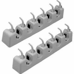 Lot De 2x Accroche Balai Mural ARTECSIS – 5 Emplacements Et 6 Crochets – 44,6x10x7 Cm - Porte Balais Mural - Porte Outils Mural 7 Lot De 2x Accroche Balai Mural ARTECSIS – 5 Emplacements Et 6 Crochets – 44,6x10x7 Cm - Porte Balais Mural - Porte Outils Mural -Rangement de jardin Soldes 67178706 2