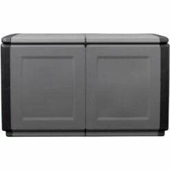 TRUE DEAL Boîte De Rangement De Jardin 96x53x57 Cm 230 L Gris Foncé Noir 10 TRUE DEAL Boîte De Rangement De Jardin 96x53x57 Cm 230 L Gris Foncé Noir -Rangement de jardin Soldes 67293617 4