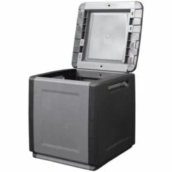 TRUE DEAL Boîte De Rangement De Jardin 54x53x57 Cm 130 L Gris Foncé Noir 10 TRUE DEAL Boîte De Rangement De Jardin 54x53x57 Cm 130 L Gris Foncé Noir -Rangement de jardin Soldes 67295409 4