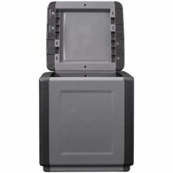 TRUE DEAL Boîte De Rangement De Jardin 54x53x57 Cm 130 L Gris Foncé Noir 11 TRUE DEAL Boîte De Rangement De Jardin 54x53x57 Cm 130 L Gris Foncé Noir -Rangement de jardin Soldes 67295409 5