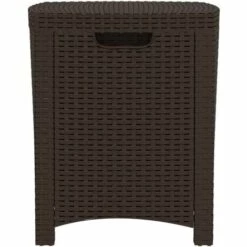TRUE DEAL Boîte De Rangement De Jardin 39x39x46 Cm Rotin PP Marron 10 TRUE DEAL Boîte De Rangement De Jardin 39x39x46 Cm Rotin PP Marron -Rangement de jardin Soldes 67300660 4