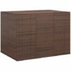TRUE DEAL Boîte à Coussins De Jardin Résine Tressée 145x100x103 Cm Marron 2 TRUE DEAL Boîte à Coussins De Jardin Résine Tressée 145x100x103 Cm Marron -Rangement de jardin Soldes 67305614 1