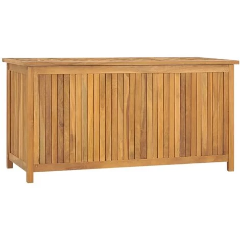 TRUE DEAL Boîte De Jardin 114x50x58 Cm Bois Massif De Teck 3 TRUE DEAL Boîte De Jardin 114x50x58 Cm Bois Massif De Teck