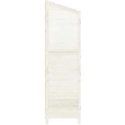 Remise De Jardin Blanc 55x52x174,5 Cm Bois De Sapin Solide VidaXL - Blanc 11 Remise De Jardin Blanc 55x52x174,5 Cm Bois De Sapin Solide VidaXL - Blanc -Rangement de jardin Soldes 67891977 5