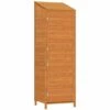 Remise De Jardin Marron 55x52x174,5 Cm Bois De Sapin Solide VidaXL - Brun