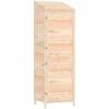 Remise De Jardin 55x52x174,5 Cm Bois De Sapin Solide VidaXL - Brun -Rangement de jardin Soldes 67892571 1