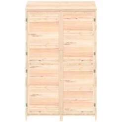 Remise De Jardin 102x52x174,5 Cm Bois De Sapin Solide VidaXL - Brun -Rangement de jardin Soldes 67892898 4