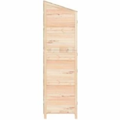 Remise De Jardin 102x52x174,5 Cm Bois De Sapin Solide VidaXL - Brun -Rangement de jardin Soldes 67892898 5