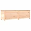 Boîte à Coussins D'extérieur 200x50x56 Cm Bois De Pin Massif VidaXL 1 Boîte à Coussins D'extérieur 200x50x56 Cm Bois De Pin Massif VidaXL -Rangement de jardin Soldes 67892900 1