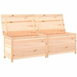 Boîte à Coussins D'extérieur 200x50x56 Cm Bois De Pin Massif VidaXL -Rangement de jardin Soldes 67892900 5