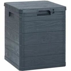 QERSTA Coffre De Rangement Extérieur Jardin Terrasse Balcon Meuble 90 L