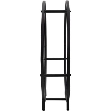 ML-DESIGN Étagère De Cheminée Support Ronde En Acier Pour Bois De Chauffage Porte-bûches 5 ML-DESIGN Étagère De Cheminée Support Ronde En Acier Pour Bois De Chauffage Porte-bûches – Image 3