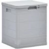 LangRay Meubles Boîte De Rangement De Jardin 90 L Gris Clair