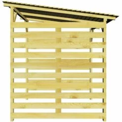 VidaXL Abri De Stockage Du Bois De Chauffage Bois De Pin Imprégné 2 Parois - Brun 9 VidaXL Abri De Stockage Du Bois De Chauffage Bois De Pin Imprégné 2 Parois - Brun -Rangement de jardin Soldes 6916854 3