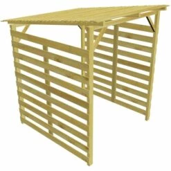 VidaXL Abri De Stockage Du Bois De Chauffage Bois De Pin Imprégné 2 Parois - Brun 10 VidaXL Abri De Stockage Du Bois De Chauffage Bois De Pin Imprégné 2 Parois - Brun -Rangement de jardin Soldes 6916854 4
