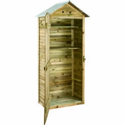 JARDIPOLYS Armoire De Rangement Mira | 90 X 58 Cm - Bois 6 JARDIPOLYS Armoire De Rangement Mira | 90 X 58 Cm - Bois -Rangement de jardin Soldes 8230042 2