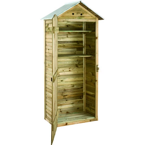 JARDIPOLYS Armoire De Rangement Mira | 90 X 58 Cm - Bois 4 JARDIPOLYS Armoire De Rangement Mira | 90 X 58 Cm - Bois – Image 2