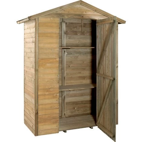 JARDIPOLYS Armoire De Rangement MERINA | 175 X 83 Cm - Bois 4 JARDIPOLYS Armoire De Rangement MERINA | 175 X 83 Cm - Bois – Image 2