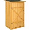 TECTAKE Armoire De Jardin En Bois 75 Cm X 56 Cm X 118 Cm Marron - Marron 1 TECTAKE Armoire De Jardin En Bois 75 Cm X 56 Cm X 118 Cm Marron - Marron -Rangement de jardin Soldes 8348591 1