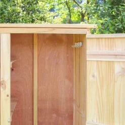 WILTEC Armoire De Jardin Porte Simple Bois Rangement Pour Outils Remise Abri Cabane Jardinage Équipement 8 WILTEC Armoire De Jardin Porte Simple Bois Rangement Pour Outils Remise Abri Cabane Jardinage Équipement -Rangement de jardin Soldes 9524392 3